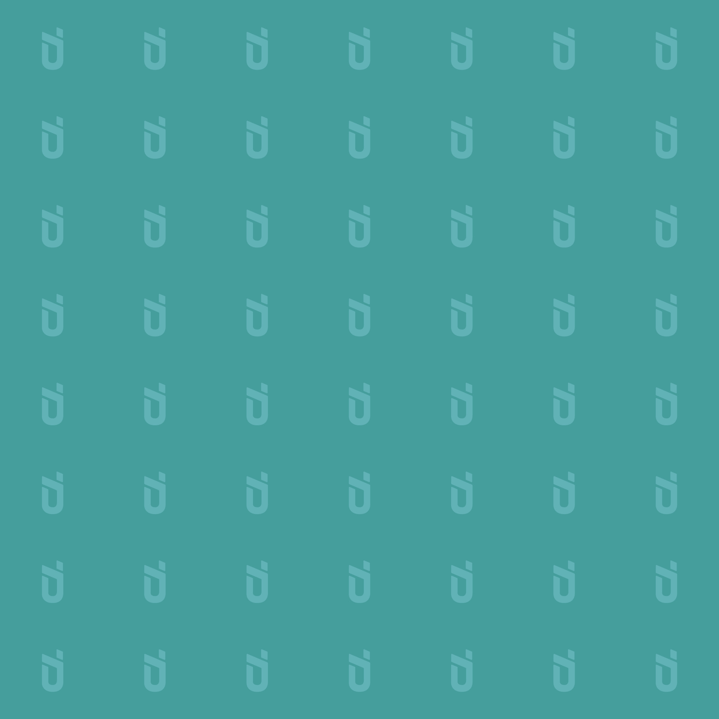 Turquoise Jamjoom pattern tile with repeated brand marks.